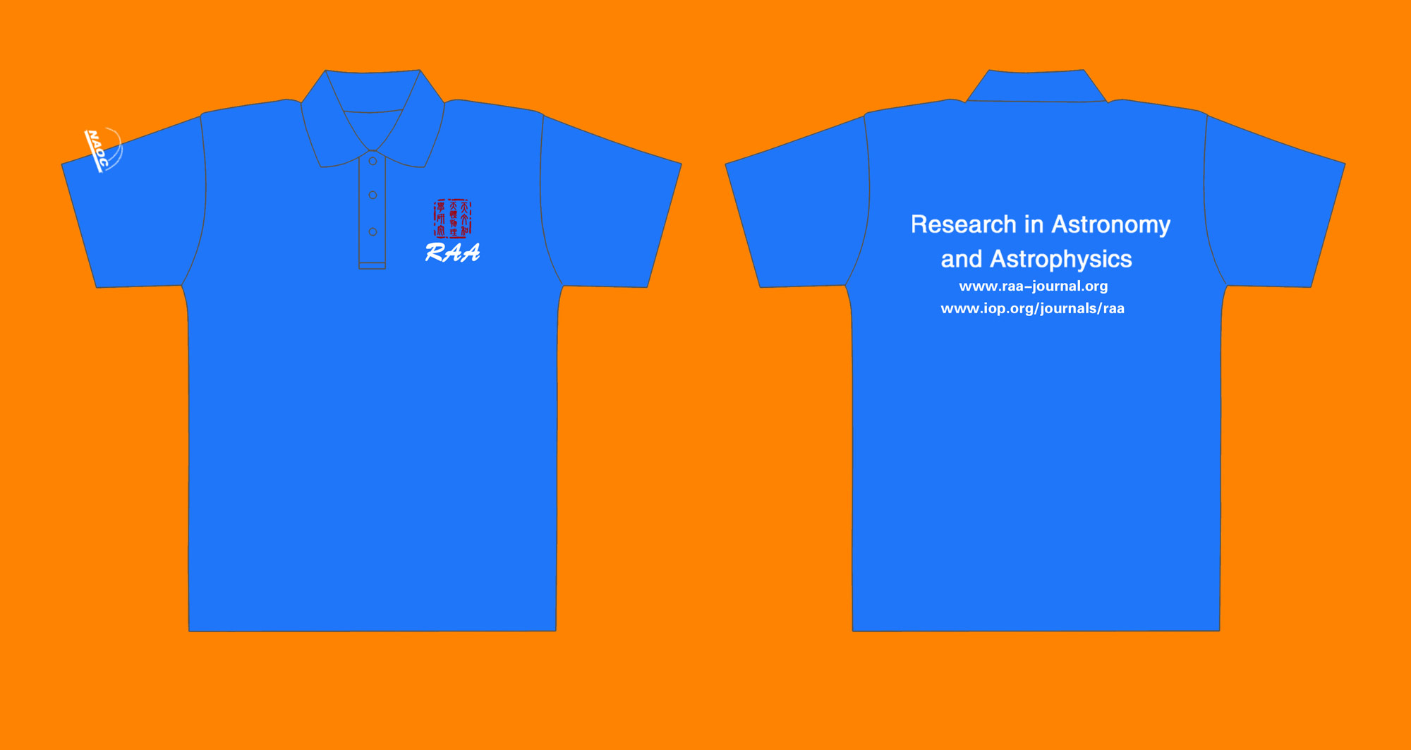 Research in Astronomy and Astrophysics 2012年文化衫制作完毕