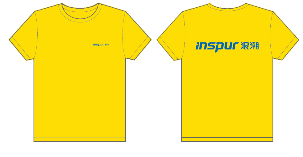 INSPUR浪潮2012文化衫制作完毕