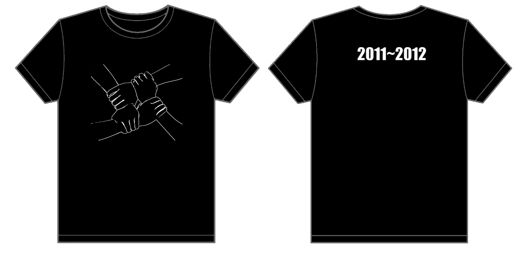北京外国语大学学生处2012年文化衫制作完毕