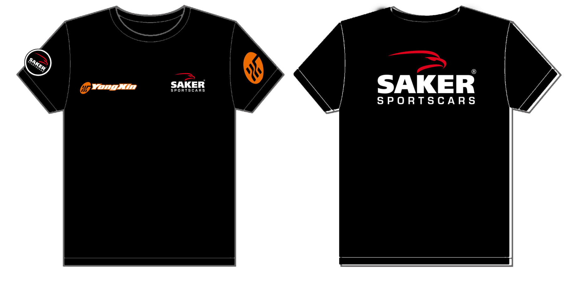 荷兰SAKER超跑赛车-文化衫制作完毕