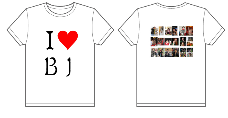 【我爱BJ】的t-shirt已经做好了