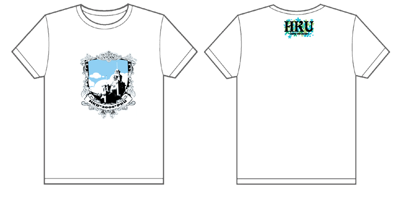 北大港大的t-shirt已经做好了