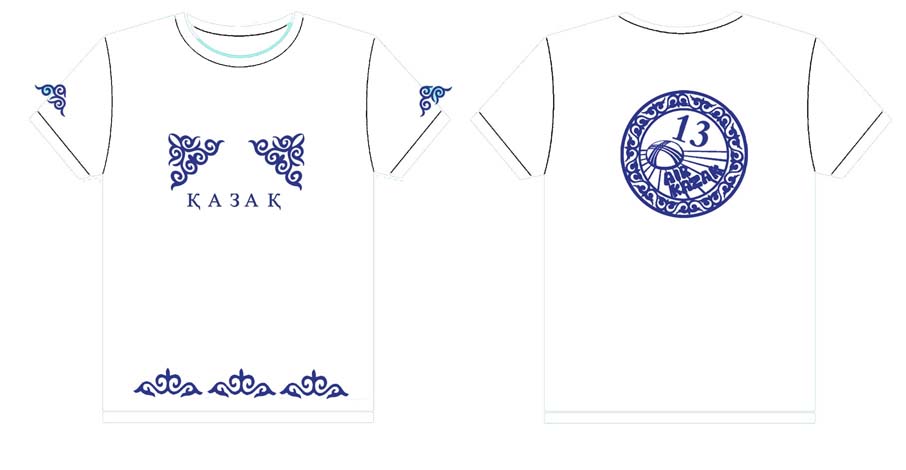 中央民族大学预科教育学的T恤衫已经制作完毕