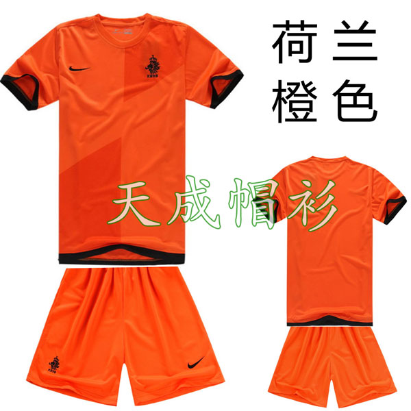 荷兰队足球服批发加工印刷